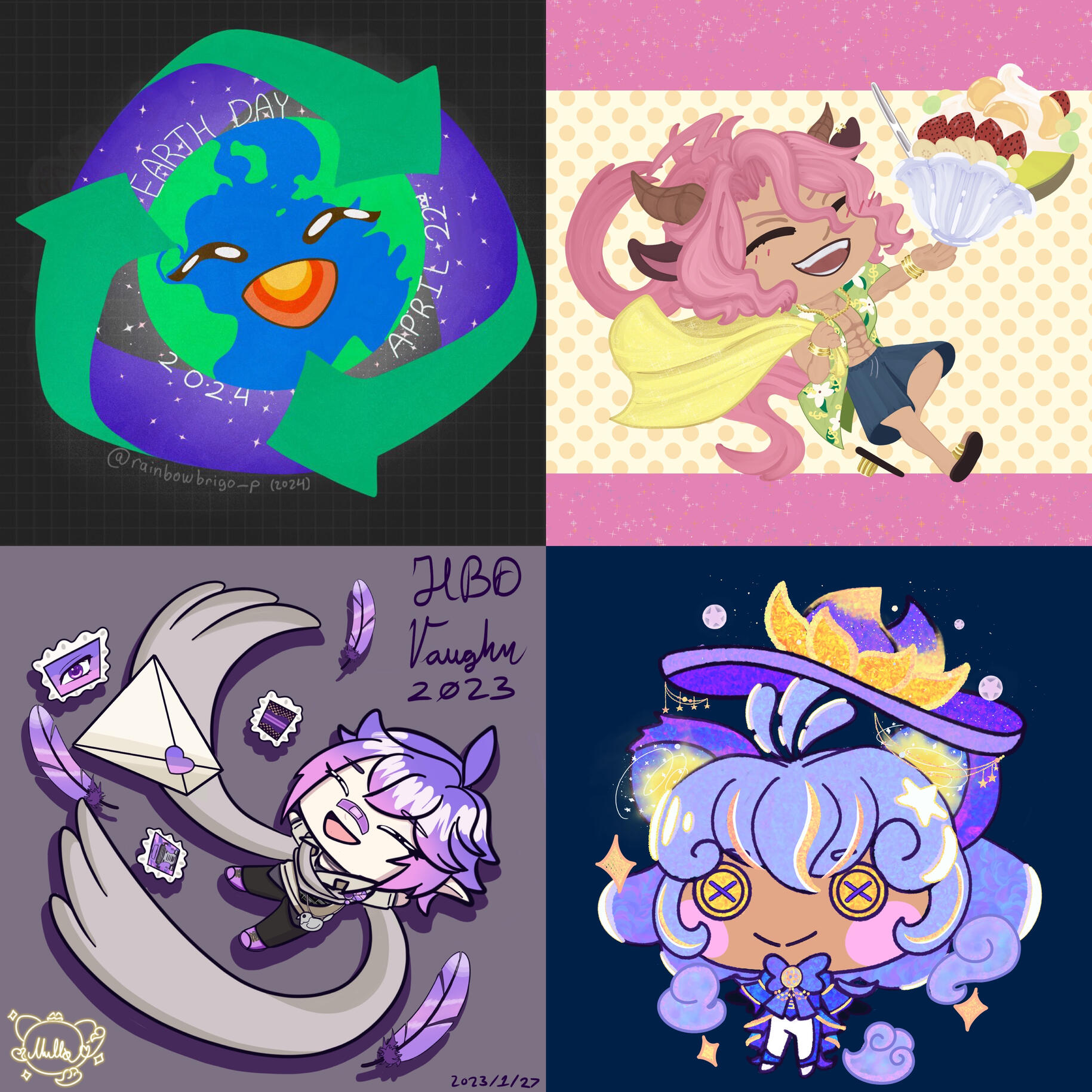 Variety Chibi Art -2023 to 2024